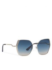 Guess Okulary przeciwsłoneczne GU7843 Złoty. Żółte okulary przeciwsłoneczne Guess, z aplikacjami, z tworzywa sztucznego. Za 639.99 zł.