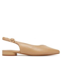 Sandały Lasocki. Brązowe sandały Lasocki, bez wzorów, bez obcasa, na płaskiej podeszwie, bez zapięcia. Za 179.99 zł.