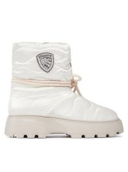 Blauer Śniegowce F3BLANCA02/DOW Biały. Białe trapery i śniegowce Blauer, z materiału. Za 799.99 zł.