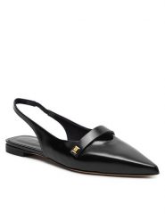 Max Mara Sandały Mmspring 2414521111600 Czarny. Czarne sandały Max Mara, bez wzorów, ze skóry, bez obcasa, na płaskiej podeszwie, bez zapięcia. Za 2,859.00 zł.