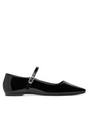 Gino Rossi Baleriny EMMY-V12 Czarny. Czarne baleriny Gino Rossi, bez wzorów, z lakierowanej skóry, bez obcasa. Za 269.99 zł.