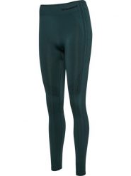 Damskie legginsy bezszwowe z wysokim stanem Hummel Shaping. Zielone legginsy Hummel, s, bez wzorów, z dzianiny, z podwyższonym stanem. Za 128.00 zł.
