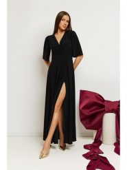 Made of emotion Sukienka w kolorze czarnym rozmiar: L. Czarne sukienki Made Of Emotion, na co dzień, l, bez wzorów, bez kołnierzyka, bez ramiączek, maxi, proste. Za 269.99 zł.