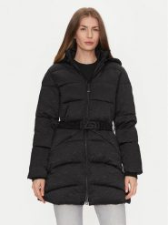 Guess Płaszcz zimowy Seline W4BL58 WGL72 Czarny Regular Fit. Czarne płaszcze Guess, na zimę, s, z aplikacjami, z syntetyku, bez kaptura. Za 759.99 zł.