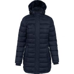 Kurtka parka damska lekka z kapturem Kariban. Niebieskie kurtki KARIBAN, na zimę, bez wzorów, z kapturem. Za 396.00 zł.