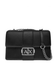 Armani Exchange Torebka XW000070 AF12039 UC001 Czarny. Czarne torebki klasyczne Armani Exchange, bez wzorów, ze skóry, bez dodatków. Za 499.99 zł.