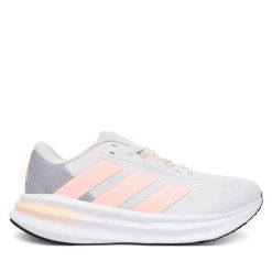 Buty do biegania adidas. Szare obuwie sportowe Adidas, bez zapięcia, do biegania. Za 239.99 zł.