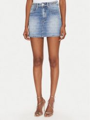 MET Spódnica jeansowa M10 127GNB Niebieski Regular Fit. Niebieskie spódnice MET, l, bez wzorów, z bawełny. Za 329.99 zł.