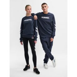 Bluza piłkarska dla dorosłych Hummel hml LEGACY. Niebieskie bluzy Hummel, s, bez wzorów, bez kaptura. Za 181.00 zł.