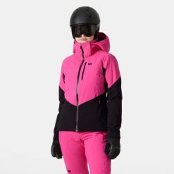 Damska kurtka narciarska Helly Hansen Alphelia. Czerwone kurtki narciarskie Helly Hansen, bez wzorów, bez kaptura, narciarskie. W wyprzedaży za 1,669.50 zł.