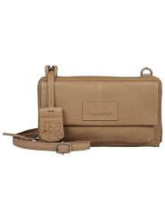 Burkely Skórzana torebka w kolorze jasnobrązowym na telefon - 20 x 12 x 5 cm rozmiar: onesize. Brązowe torby na ramię Burkely, bez wzorów, z materiału, przez ramię, bez dodatków. Za 259.13 zł.