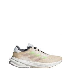 Buty Supernova Stride Move for the Planet. Brązowe obuwie sportowe Adidas, z materiału, bez zapięcia, do biegania. W wyprzedaży za 426.05 zł.