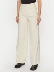 Calvin Klein Jeansy K20K208018 Écru Wide Leg. Jeansy Calvin Klein, bez wzorów. Za 369.99 zł.