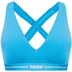 Puma Cross-Back Padded Top 1p — damski stanik sportowy XS, niebieski. Niebieskie bielizna sportowa Puma, xs, bez wzorów, z bawełny. Za 97.99 zł.