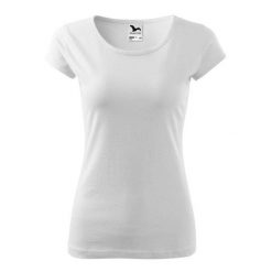 Koszulka Damska Pure. Białe bluzki ALDER, bez wzorów, sportowe, bez kołnierzyka, bez ramiączek. Za 50.99 zł.