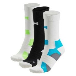 Skarpety kolarskie Xtreme Crew, 3 par, Multi Biały. Białe skarpety XTREME SOCKSWEAR, bez wzorów. Za 133.99 zł.