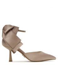 Steve Madden Szpilki Fiorela 11005137 Beżowy. Brązowe szpilki Steve Madden, bez wzorów, z materiału, bez obcasa, na szpilce, bez zapięcia. Za 559.99 zł.