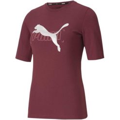 Koszulka Puma Nu-tility T-shirt, Kobiety. Czerwone koszulki sportowe Puma, bez wzorów, z bawełny, bez ramiączek. Za 190.00 zł.