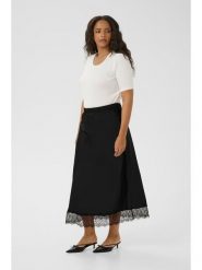 KAFFE curve Spódnica w kolorze czarnym rozmiar: 46. Czarne spódnice KAFFE curve, na co dzień, bez wzorów, z koronki, maxi, proste. Za 126.99 zł.