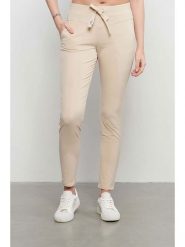 &Co Woman Spodnie "Peppe" w kolorze beżowym rozmiar: XXL. Brązowe spodnie materiałowe &Co Woman, xxl, bez wzorów, z materiału. Za 164.95 zł.