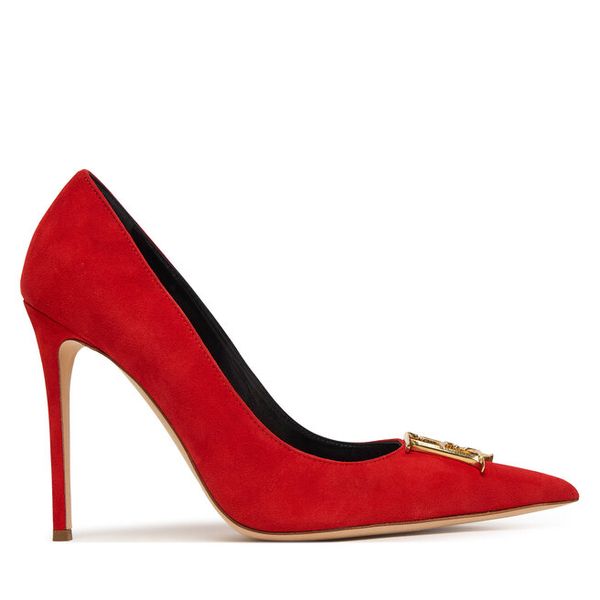 Szpilki Elisabetta Franchi. Czerwone szpilki Elisabetta Franchi, bez wzorów, bez obcasa, na szpilce, bez zapięcia. Za 1,581.99 zł.