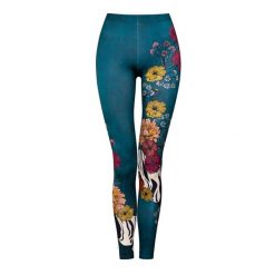 Legginsy sportowe damskie DEEP TRIP Garden. Legginsy DEEP TRIP, l, bez wzorów, na jogę i pilates. Za 179.00 zł.