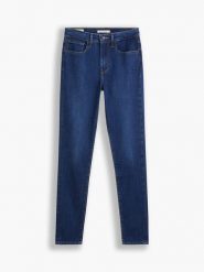 Levi´s Dżinsy "721" - Skinny fit - w kolorze granatowym rozmiar: W24/L32. Niebieskie jeansy l, z aplikacjami, z podwyższonym stanem. Za 153.71 zł.