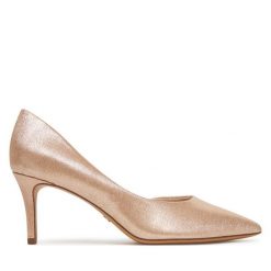Szpilki Tamaris. Żółte szpilki Tamaris, bez wzorów, bez obcasa, na szpilce, bez zapięcia. Za 259.99 zł.