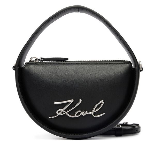 Torebka KARL LAGERFELD. Czarne torebki klasyczne KARL LAGERFELD, bez wzorów, bez dodatków. Za 554.99 zł.
