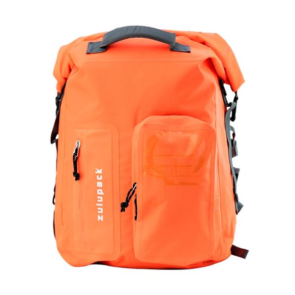 Wodoodporna torba- plecak - Nomad 35L - IP67. Brązowe torby na ramię ZULUPACK, bez wzorów, z materiału, na ramię, duże, bez dodatków. Za 684.99 zł.