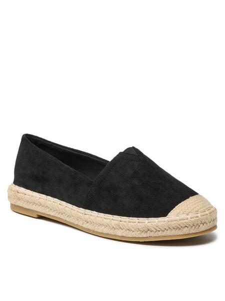 Jenny Fairy Espadryle WSS990-105 Czarny. Czarne espadryle Jenny Fairy, bez wzorów, z materiału, bez obcasa, bez zapięcia. Za 43.99 zł.