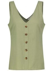 Eight2Nine Top w kolorze khaki rozmiar: XXL. Brązowe topy Eight2Nine, xxl, bez wzorów, bez kołnierzyka, bez ramiączek. Za 69.99 zł.