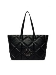 LOVE MOSCHINO Torebka JC4120PP1PLF1000 Czarny. Czarne shopper Love Moschino, bez wzorów, ze skóry, bez dodatków. Za 1,059.00 zł.