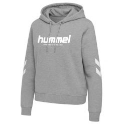 Bluza damska z kapturem Hummel Legacy 2.0. Szare bluzy Hummel, bez wzorów, z kapturem. Za 279.50 zł.