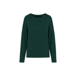 Bluza damska Kariban Loose. Zielone bluzy KARIBAN, m, bez wzorów, z bawełny, bez kaptura. Za 147.00 zł.