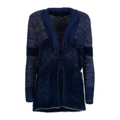 Desigual sweter damski Jane M niebieski. Niebieskie swetry Desigual, m, bez wzorów, bez ramiączek. W wyprzedaży za 367.00 zł.