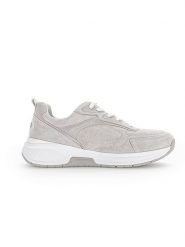 Gabor Skórzane sneakersy w kolorze szarym rozmiar: 40,5. Brązowe trampki Gabor, bez wzorów, ze skóry, bez zapięcia. Za 108.74 zł.