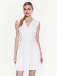 Marciano Guess Sukienka codzienna Nausica 3GGK33 9630Z Biały Regular Fit. Białe sukienki Marciano Guess, na co dzień, z aplikacjami, z syntetyku, bez kołnierzyka, bez ramiączek, proste. Za 1,189.00 zł.