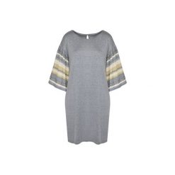 Sukienka Clara gray. Szare sukienki Cool me, xl, bez wzorów, z dzianiny, bez kołnierzyka, bez ramiączek. Za 199.00 zł.