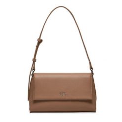Torebka Calvin Klein. Brązowe torebki klasyczne Calvin Klein, bez wzorów, bez dodatków. Za 599.99 zł.