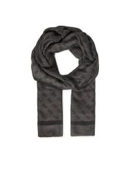 Guess Szal AW5341 POL03 Czarny. Czarne rękawiczki Guess, z aplikacjami, z materiału. Za 199.99 zł.