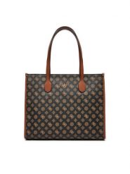 Guess Torebka Sirrah HWPG86 65240 Brązowy. Brązowe torebki klasyczne Guess, z aplikacjami, ze skóry, bez dodatków. Za 379.99 zł.