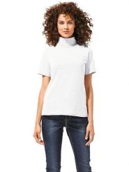 Heine Koszulka w kolorze białym rozmiar: 50. Białe bluzki Heine, bez wzorów, z bawełny, bez kołnierzyka, bez ramiączek. Za 69.99 zł.