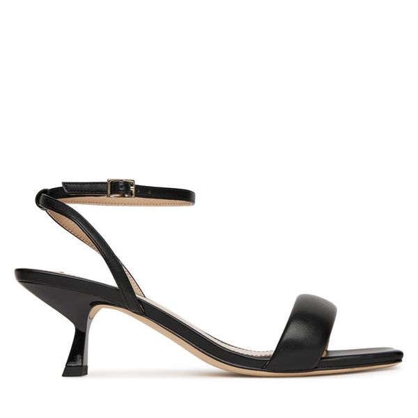 Sandały Marella. Czarne sandały Marella, bez wzorów, bez obcasa, na szpilce, bez zapięcia. Za 959.99 zł.