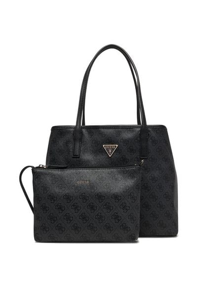 Guess Torebka Victtoria HWESG9 51428 Szary. Szare shopper Guess, z aplikacjami, ze skóry, bez dodatków. Za 679.99 zł.