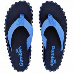 Japonki GUMBIES DUCKBILL FLIP FLOPS. Niebieskie klapki Gumbies, bez wzorów, bez obcasa. Za 119.99 zł.