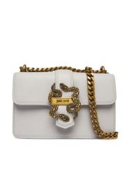 Just Cavalli Torebka 80RA4BAF ZSA89 Szary. Szare torebki klasyczne Just Cavalli, bez wzorów, ze skóry, bez dodatków. Za 782.99 zł.