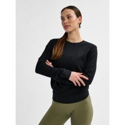 Bluza damska Hummel Active. Czarne bluzy Hummel, bez wzorów, z materiału, bez kaptura. Za 217.00 zł.