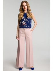 Made of emotion Spodnie w kolorze jasnoróżowym rozmiar: L. Różowe spodnie materiałowe Made Of Emotion, na co dzień, l, bez wzorów, z materiału. Za 164.99 zł.