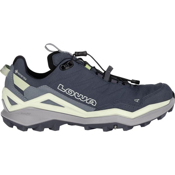 Półbuty LOWA MADDOX PRO GTX LO SL Ws. Niebieskie trekkingi Lowa, z gore-texu, do biegania. Za 929.70 zł.